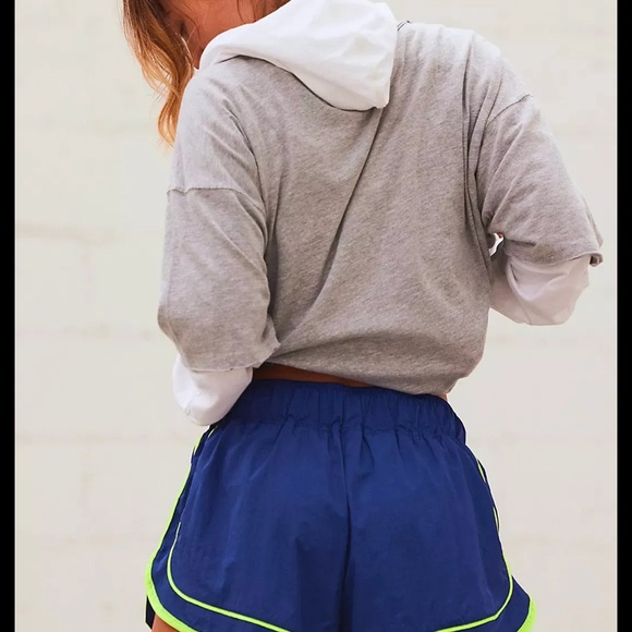 FP Movement Varsity Blues Shorts NWT - Picture 8 of 8